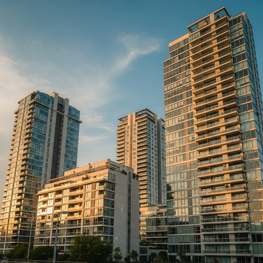 Modern residential high-rise in Buenos Aires